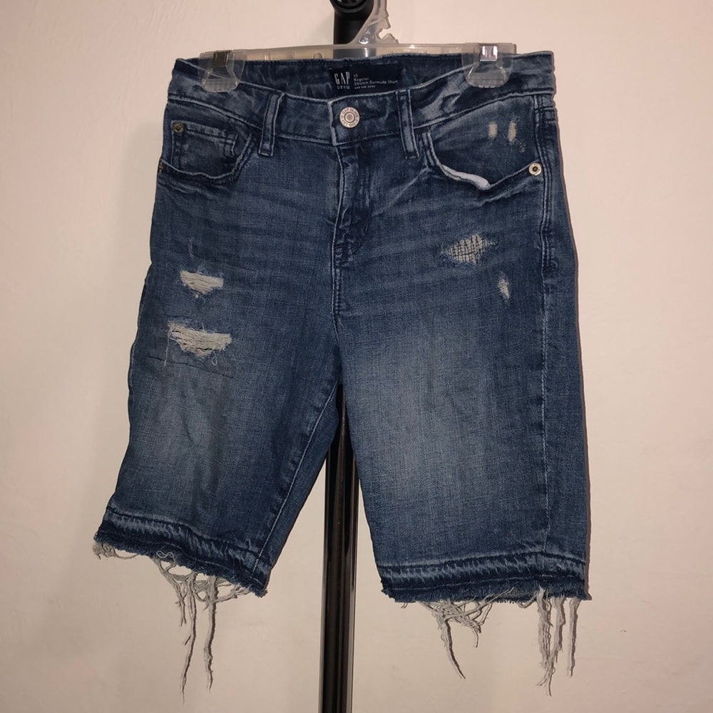 Pair of jean shorts